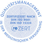 Zertifikat für Qualitätsmanagement in der Medizinischen Versorgung